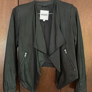 BB Dakota Women’s Tyne Leather Jacket, Black, S